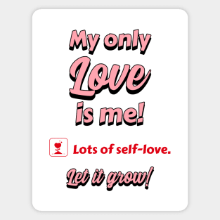 Checklist to Celebrate Self-Love - My Only Love Is Me Magnet